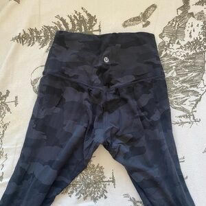 lululemon athletica' Black Camo High-Rise Leggings